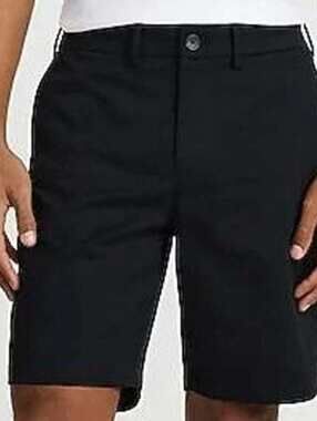 Express Men $65 Size 34 Navy Blue 9" Athletic Active Performance Stretch Shorts